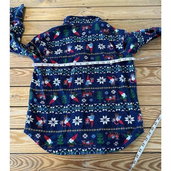 Hanna Andersson Gnome Pajama Set Size Small Women’s Navy - Picture 7 of 14